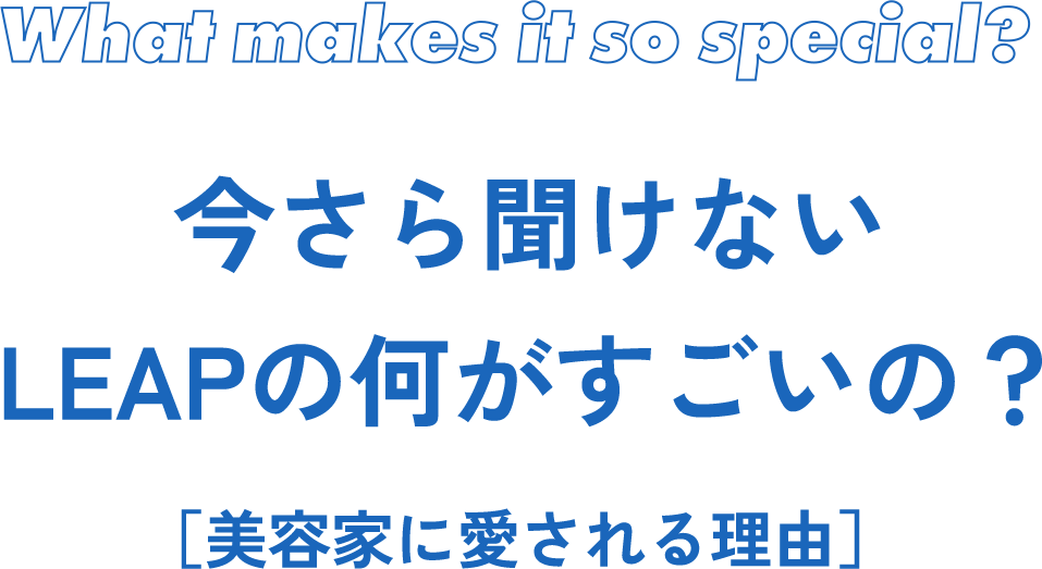 LEAPの何がすごいの？